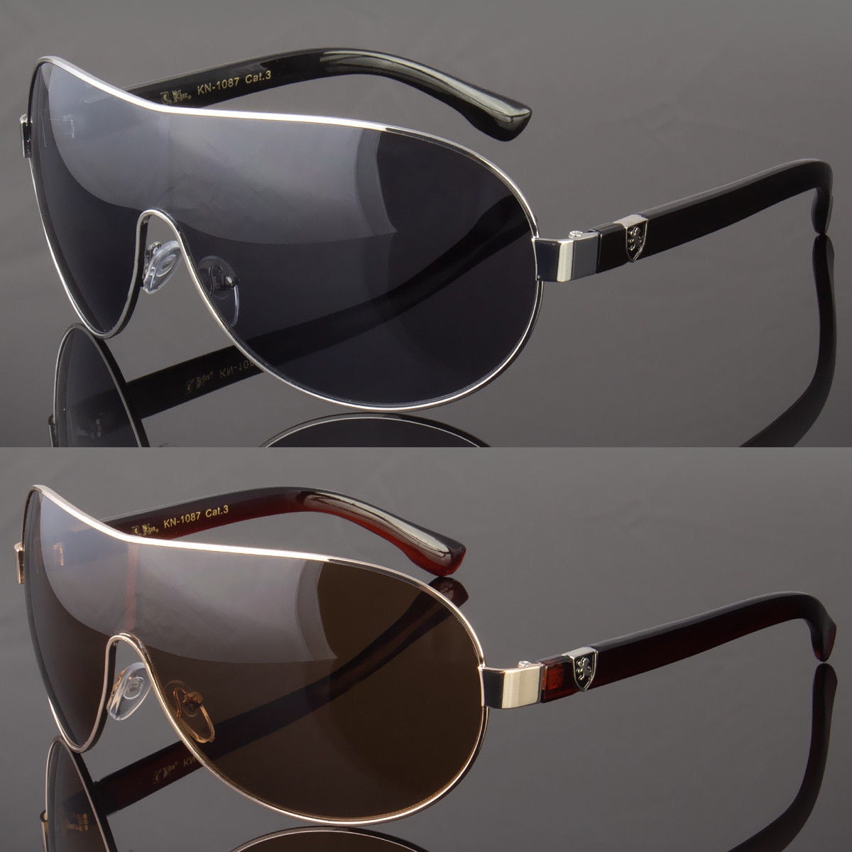 Sunglasses Khan Retro Fashion Vintage Flat Top Square Designer Sunglasses Black Smoke Lens Roeghnl 