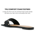 thumbnail image 5 of Journee Collection Womens Treena Tru Comfort Foam Slip On Slide Flat Sandals, 5 of 6
