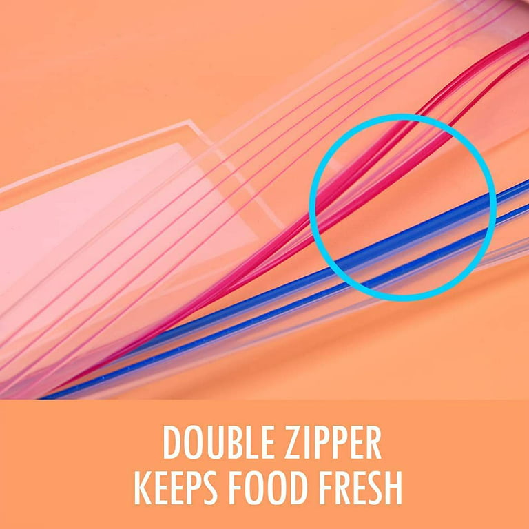 Gallon Double Zipper Bags, 2.7 MIL - 250 count – FoodVacBags