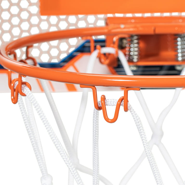 NERF Over the Door Mini Basketball Hoop Set - Pro Hoop Mini Hoop Set with  NERF Foam Basketball - Steel Rim Great for Dunking - Perfect Bedroom +