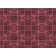 thumbnail image 1 of Ahgly Company Machine Washable Indoor Rectangle Transitional Cherry Red Area Rugs, 2' x 4', 1 of 7