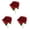 Red （3PCS）, variant on PLJFXXM 1 Pcs 5Heads Large Hydrangea Artificial Flowers 15.74 inches Realistic Single Long Stem Full Faux Silk Hydrangea Bouquets Flowers Arrangements Home Decor DIY Wedding Centerpieces(Red)