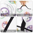 thumbnail image 6 of Unicorn and Flower White Pattern Teens Toddler Nap Mat with Pillow, Sleeping Mat Bag for Preschool Daycare 51"x22", 6 of 6