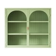 thumbnail image 6 of Tcbosik Wall Mounted Bathroom Cabinet with Glass Doors - Accent Storage Cabinet with Shelves - Medicine Cabinet for Kitchen Living Room - Easy Assembly - Green, 6 of 9