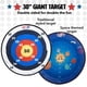 thumbnail image 2 of Juego de tablero de dardos NSG para niños, tamaño grande, 76 cm, 2 caras, con bolsa, 2 of 6