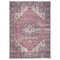 thumbnail image 3 of GLN Rugs Iznik - Indoor, Machine Washable Area Rug 4'x6' Multi Blue Home Carpet, 3 of 7