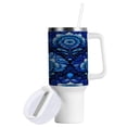 thumbnail image 2 of 40 Oz Car Handle Water Bottle Water Cup Water Bottle Water Jug Coffee Cup Travel Water Bottle Dark Blue Beautiful, 2 of 8
