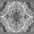 thumbnail image 1 of Ahgly Company Indoor Square Medallion Gray Traditional Area Rugs, 7' Square, 1 of 1