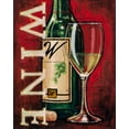 thumbnail image 2 of Langton, Bruce 26x32 White Modern Wood Framed Museum Art Print Titled - White Wine Tasting, 2 of 4