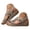 Khaki, variant on Dakaela Women's Wedge Sandals Arch Support Slip on Orthopedic Platform Sandal Comfortable Strappy Walking Beach Summer Shoes Black 6.5