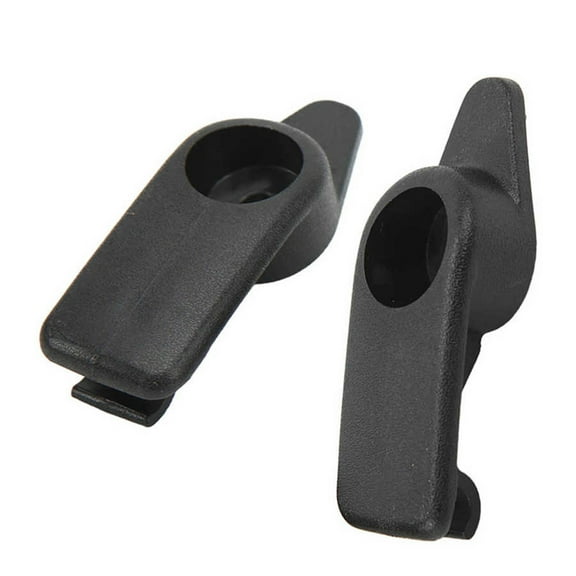 Phyun 1 Pair Black Sun Visor Clip Bracket Holder 10411051 For Chevrolet Corvette C5 97-04