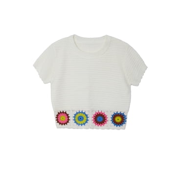 Wonder Nation Girls Trend Crochet Top, sizes 4-18 & Plus
