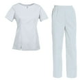 thumbnail image 1 of Women's Scrubs Set Scrub Top and Pants Scrubs Set, 1 of 3