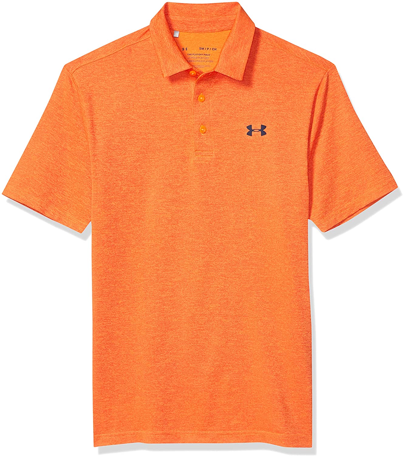 Under Armour Playoff Golf Polo 2.0, Orange Spark (841)/Academy, XLarge