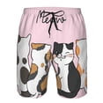 thumbnail image 3 of Goofa Cute Cats Printed Mens Swim Trunks Summer Quick Dry Short Beach Swimwear Bathing Suits-X-Large, 3 of 9