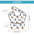 thumbnail image 4 of Kdxio Panda And Rainbow Bibs For Babies, Baby Bibs for Eating, Toddler Bibs, Waterproof Bibs, Feeding Bibs, for Toddlers, Boys, Girls, 4 of 8