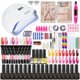 thumbnail image 1 of Limegirl Nail Set UV LED Lamp Dryer With 27/18/12 Pcs Nail Gel Polish Kit Soak Off Manicure Tools Set Electric Nail Tools Set qiuyongming unisex, 1 of 2
