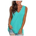 thumbnail image 4 of Birdeem T-Shirt Sans Manches Col en V Ample Mode pour Femmes, 4 of 9