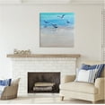 thumbnail image 3 of Stupell Industries Seagulls Grazing on Shore Animals & Insects Painting Gallery Wrapped Canvas Art Print Wall Art, 30 x 30, 3 of 8