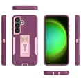 thumbnail image 4 of CoverON For Samsung Galaxy S24+ Plus Case, Military Grade Heavy Duty Full Body Phone Kickstand Cover, Violet Purple, 4 of 8