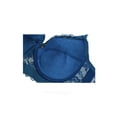 thumbnail image 4 of SOSTEN CHIC Mujeres Sujetadores de Copas Completas Transpirables Confort Encaje Floral Cobertura Completa Sin Almohadillas Sujetador con Aros 38/85 Ajuste 36B/C Azul Marino, 4 of 6