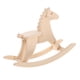 thumbnail image 1 of Caballo mecedor en miniatura, silla de caballo en miniatura, accesorio de caballo mecedor de madera, modelo de caballo mecedor, 1 of 7
