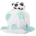 thumbnail image 1 of KAKOWELY Gorra de porristas de fútbol, accesorio de disfraz, divertida gorra con temática de fútbol (Argentina), 1 of 5