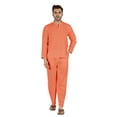 thumbnail image 1 of Inkmeso SolidNightwearSet For Men's Short Sleeve Pjs Loungewear Sets Soft Cotton Designer Sleepwear, 1 of 7