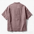 thumbnail image 6 of Aimik Men's V-Neck Short Sleeve Cotton Blend Henley Shirt Relaxed Pullover Style Shirt for Casual Resort and Vacation Wear, 6 of 6