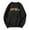 01_Black, variant on Womens Sweatshirts Aunt Themed Embroidered Letter Print Sweatshirt Long Sleeve Crewneck Pullover Top for Casual Wear 02_Brown,S