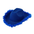 thumbnail image 3 of Chapeau Bob pour Tenue Décontractée avec Style à Grand Bord Occidental pour Fêtes et Concerts, 3 of 4