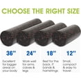 thumbnail image 5 of Yes4All 12inch Exercise Foam Roller EPP Red Speckled, 5 of 6