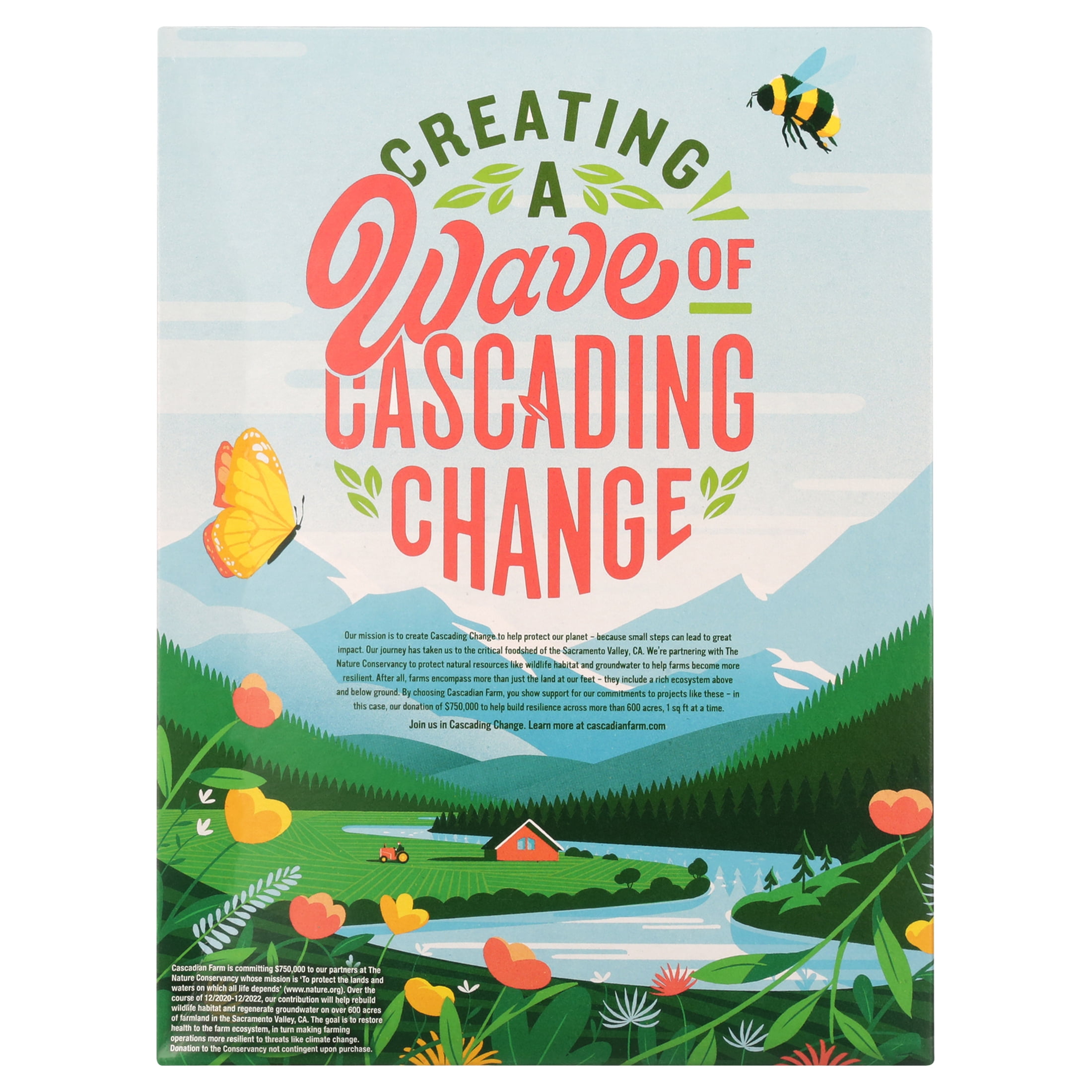 Cascadian Farm Organic Honey Oat Crunch Cereal, 13.5 Ounce -- 10 per case.