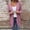 Pink, variant on Women's Long Solid Color Casual Long Sleeved Spring/Summer Thin Breathable Sun Protection Cardigan