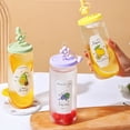 thumbnail image 6 of Drinking Glass with Lid, Driking Straw and Flower Straw Cover Cap - 16 Oz Can Shaped Glass Cups Beer, Ice Coffee Glasses Cute Tumbler Cup for Soda Boba Tea Cocktail, 6 of 9