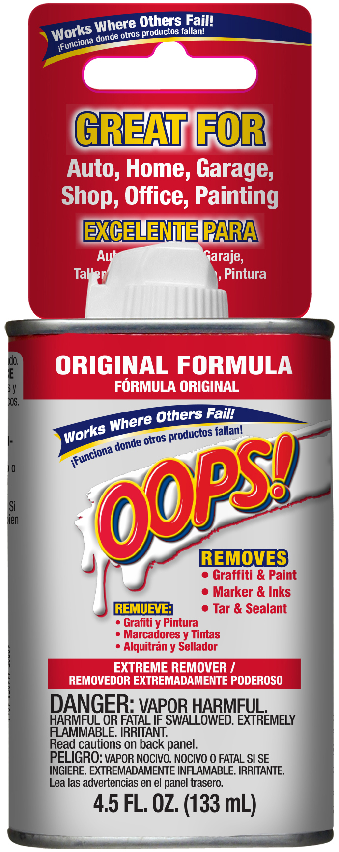 4.5oz OOPS! Original Formula AllPurpose Remover