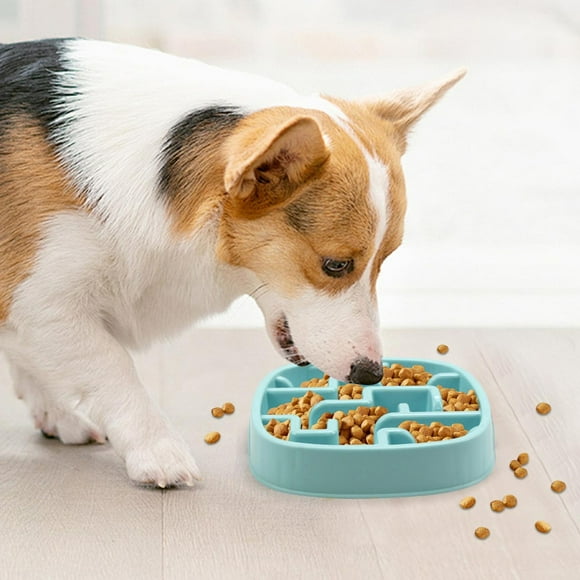 Cuenco De Alimentación Lenta, Plato De Alimentación De Comida Lenta, Fácil Limpieza, Saludable, Prevención De Asfixia, Seguro Y Confiable Para Gatos