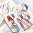 thumbnail image 3 of 15 Rolls Pattern Tape Decor Tapes DIY Wrapping Paper Tapes for Crafts Scrapbook, Holiday Cards Decor, 3 of 5