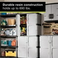 thumbnail image 4 of Rubbermaid Full Double Door Vertical 27 Cu.Ft. Garage Storage Cabinet, 4 of 7