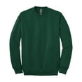 thumbnail image 5 of Gildan DryBlend Men's Crewneck Sweatshirt, Soft Warm Fleece Pullover, Cotton-Poly Blend, Forest, 2XL, 5 of 5