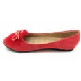 thumbnail image 4 of Victoria K Gold Bow Faux Fur Trim Ballerina Flats (Women), 4 of 4