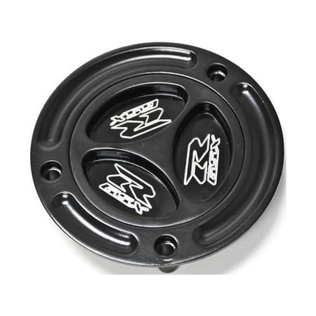Krator Keyless Gas Cap Compatible with Suzuki Logo Engraved Twist Off Fueltank Fuel Cap - GSXR 600/750/1000/1300 Hayabusa SV650/650S SV1000/1000S (2003-2010)