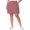 White, variant on Cool Women's Skort Shorts Size: L, Color: Cascadia Violet
