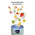 thumbnail image 2 of Savour by Tzumi 300W Mini Smoothie Blender – 18oz. Countertop Mini Blender for Smoothies, Sauces, Cocktails and More, 2 of 10