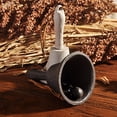 thumbnail image 2 of KAKOWELY Cast Iron Hand Bells Retro Countryside Hand Bells Iron Aeolian Bells Creative Hanging Bells (Rusted Color),4.92X"X2.76"X2.76", 2 of 4