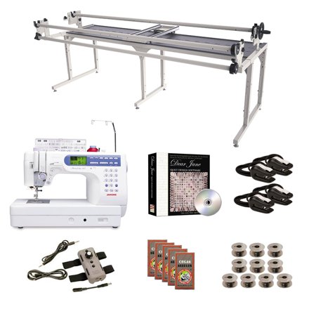 Grace Speed Control - Janome MC6500P Grace 8' Continuum with Speed Control Machine Quilting Combo 6