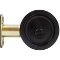 thumbnail image 4 of Round Pocket Door Lock, Privacy (Bed/Bath) Latch, 2-3/8" Backset, RCL, Matte Black by Stone Harbor Hardware, 4 of 4