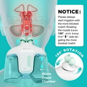 Nascool Electric Nasal Irrigation System with 50 Salt Packets, Sinus Rinse Cleaner & Nose Washer