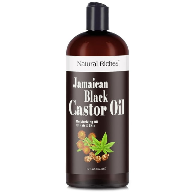 Aceite de ricino Natural Riches Jamaican Black, 480 ml, para cabello y piel
