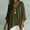 Army Green plus size v neck tunic tops a1, variant on SSZMDLB Women Plus Size V Neck 3/4 Sleeve Flowy Tunic Tops Casual Loose Fit Solid Basic Tee for Beach Summer Vacation Trendy, Black L